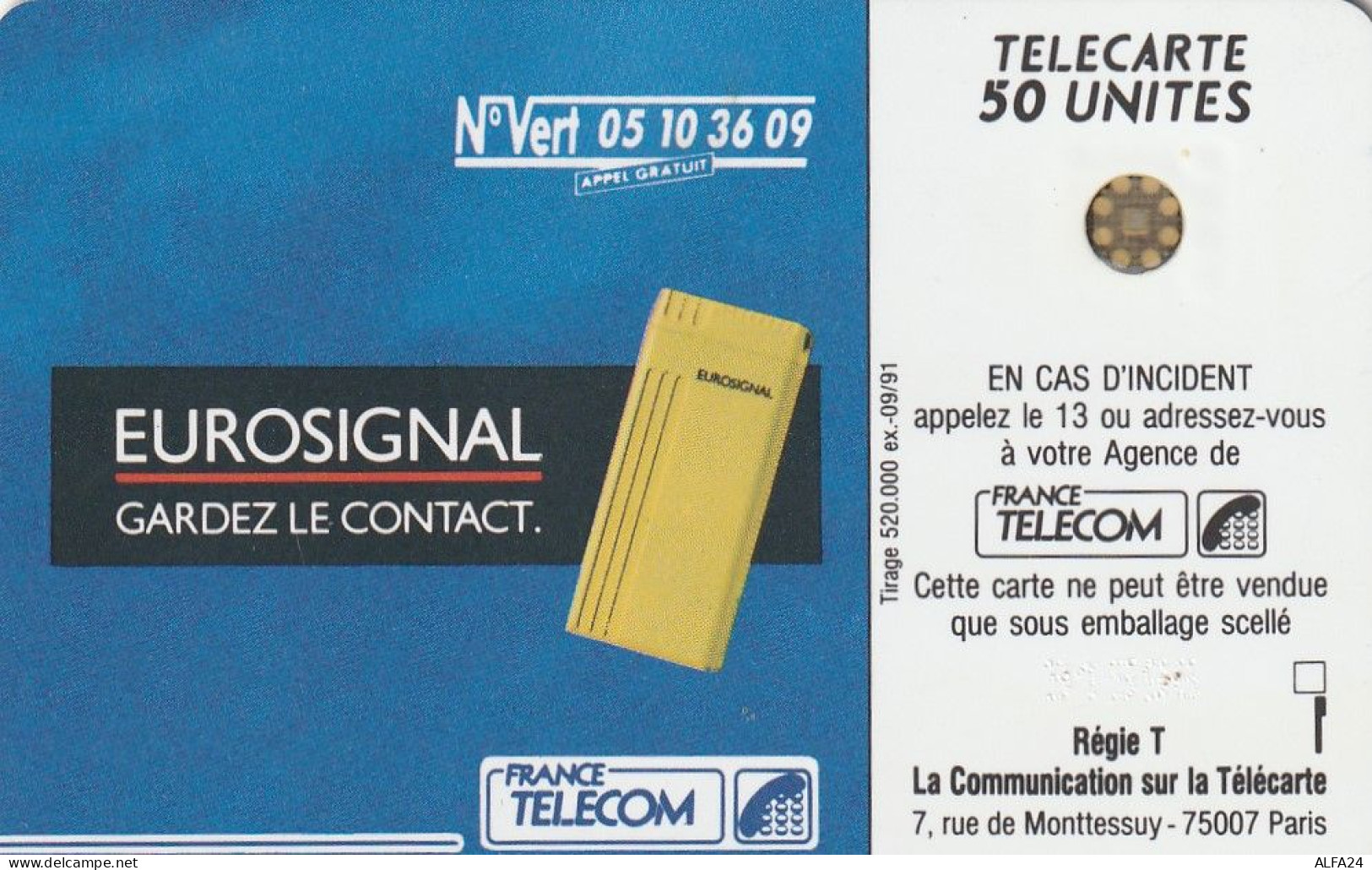 PHONE CARD FRANCIA 1991 (CZ1957 - 1991