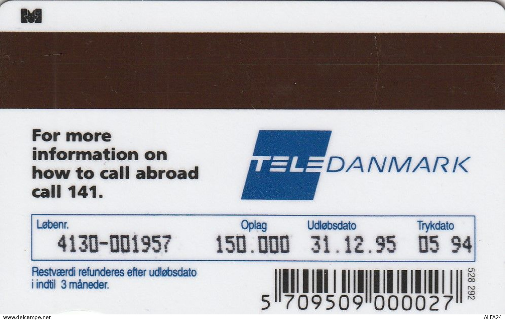 PHONE CARD DANIMARCA  (CZ1940 - Denemarken