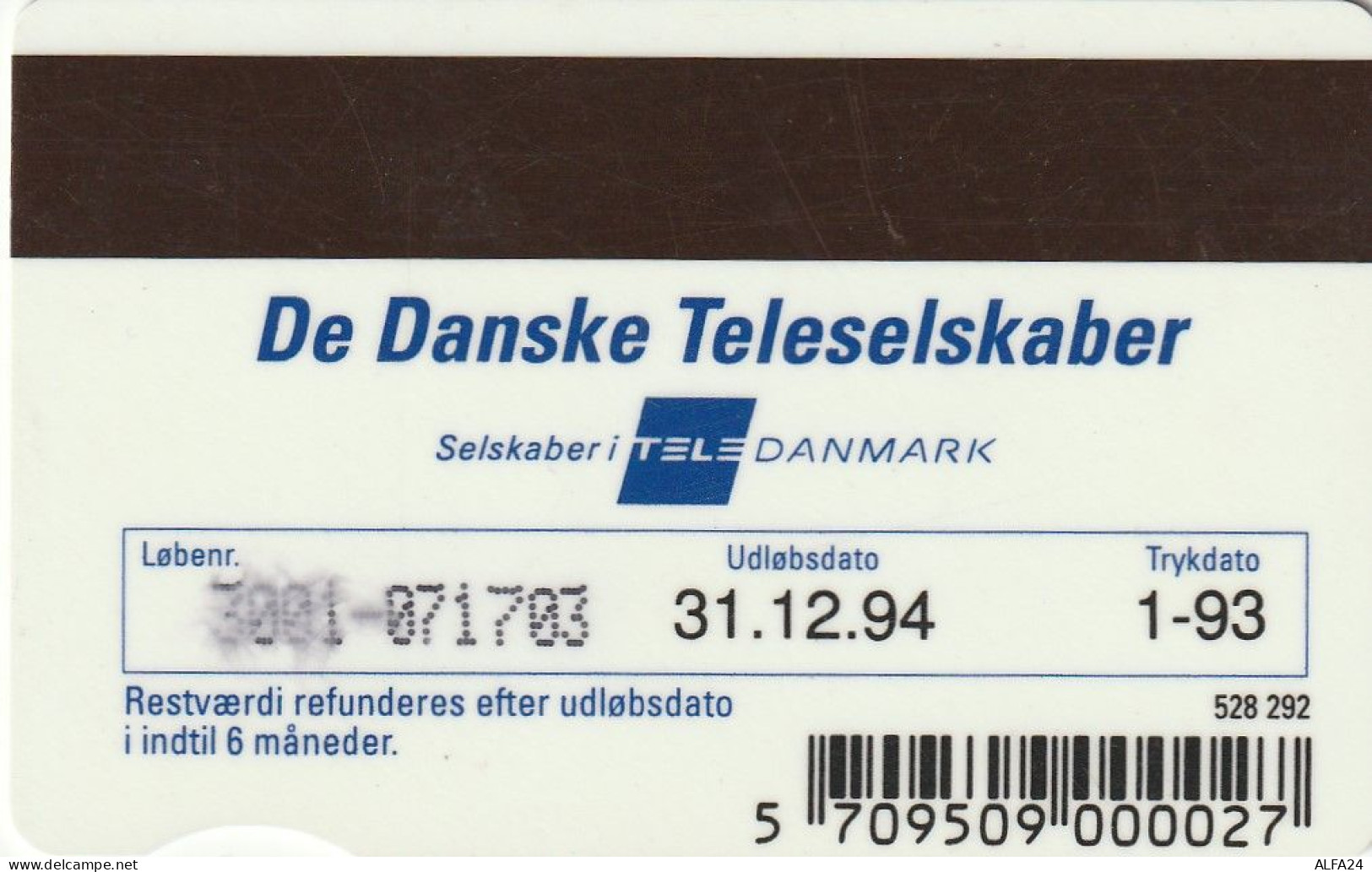 PHONE CARD DANIMARCA  (CZ1937 - Dinamarca