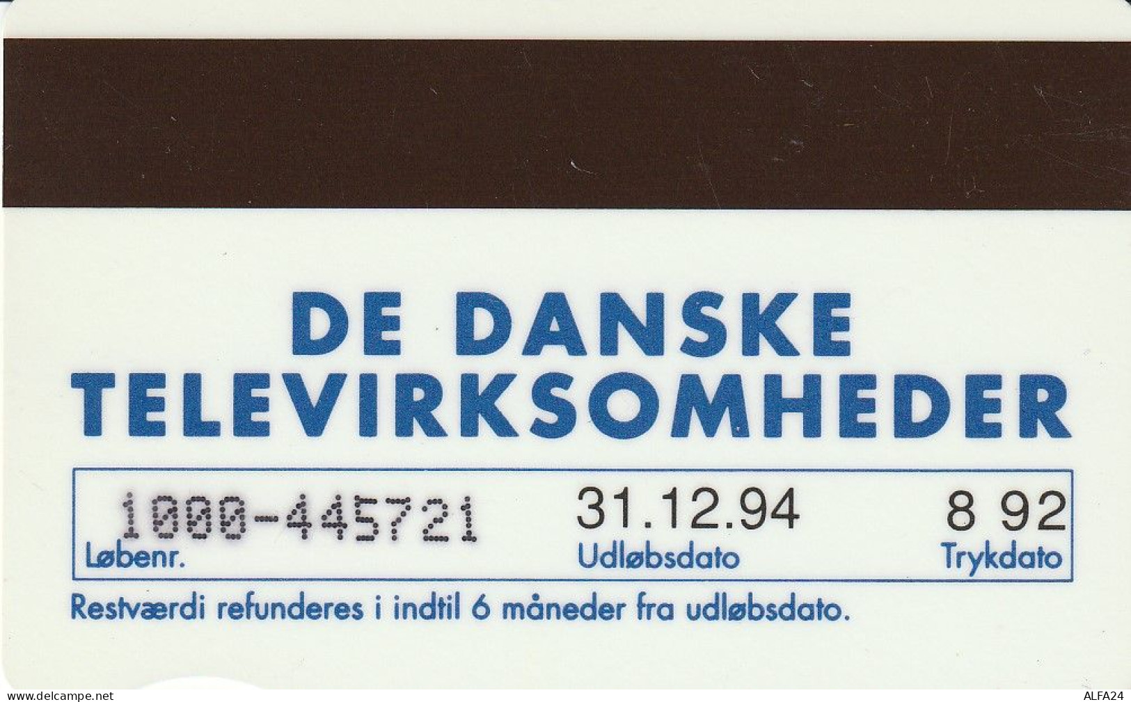 PHONE CARD DANIMARCA  (CZ1927 - Denmark