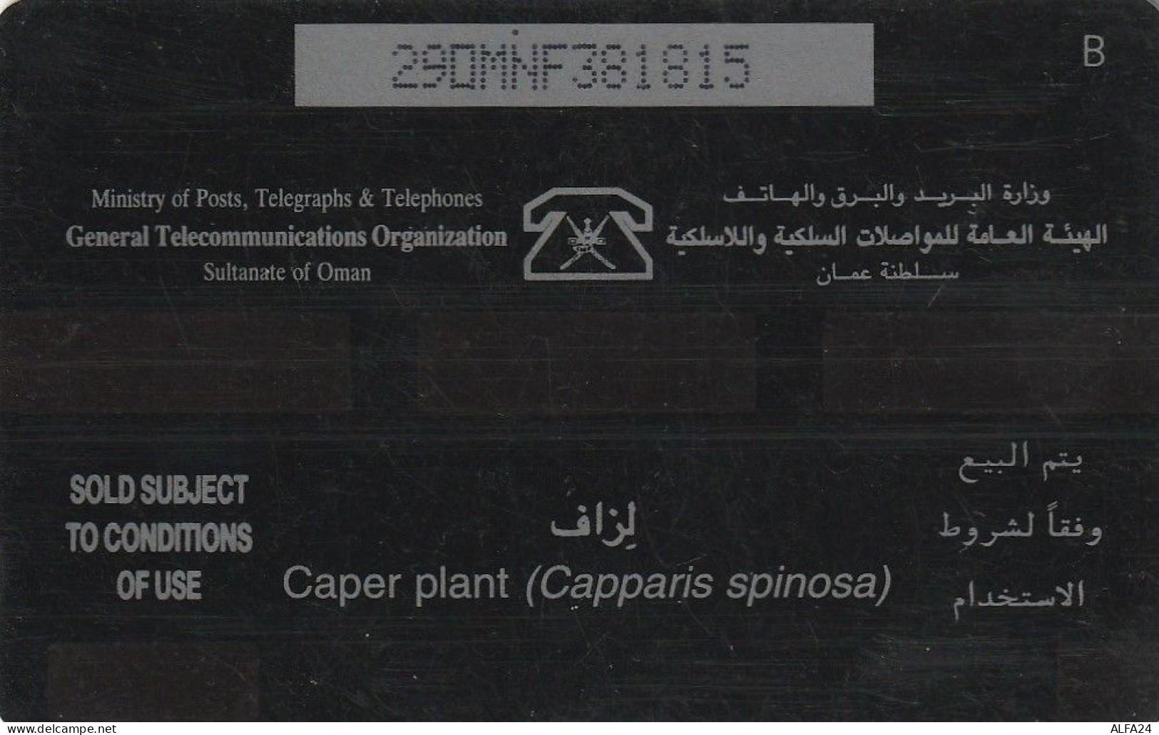 PHONE CARD OMAN  (CZ1909 - Oman