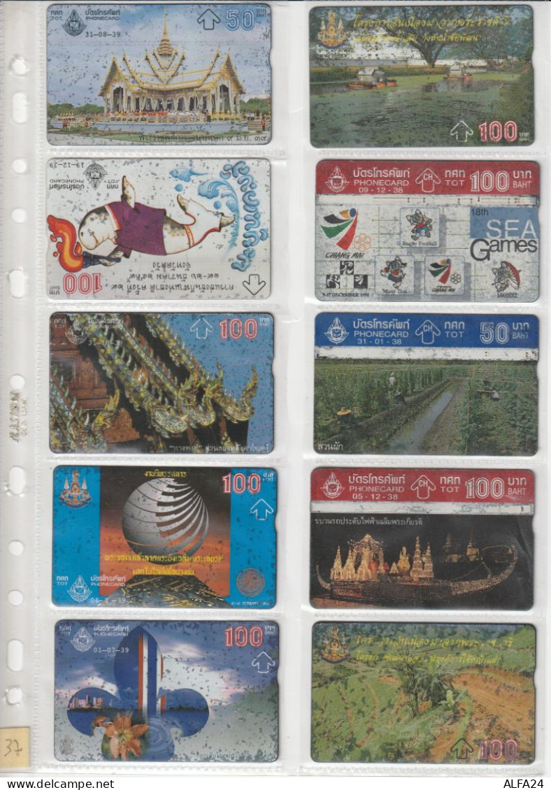 10 PHONE CARD THAILANDIA  (CZ1899 - Thaïlande