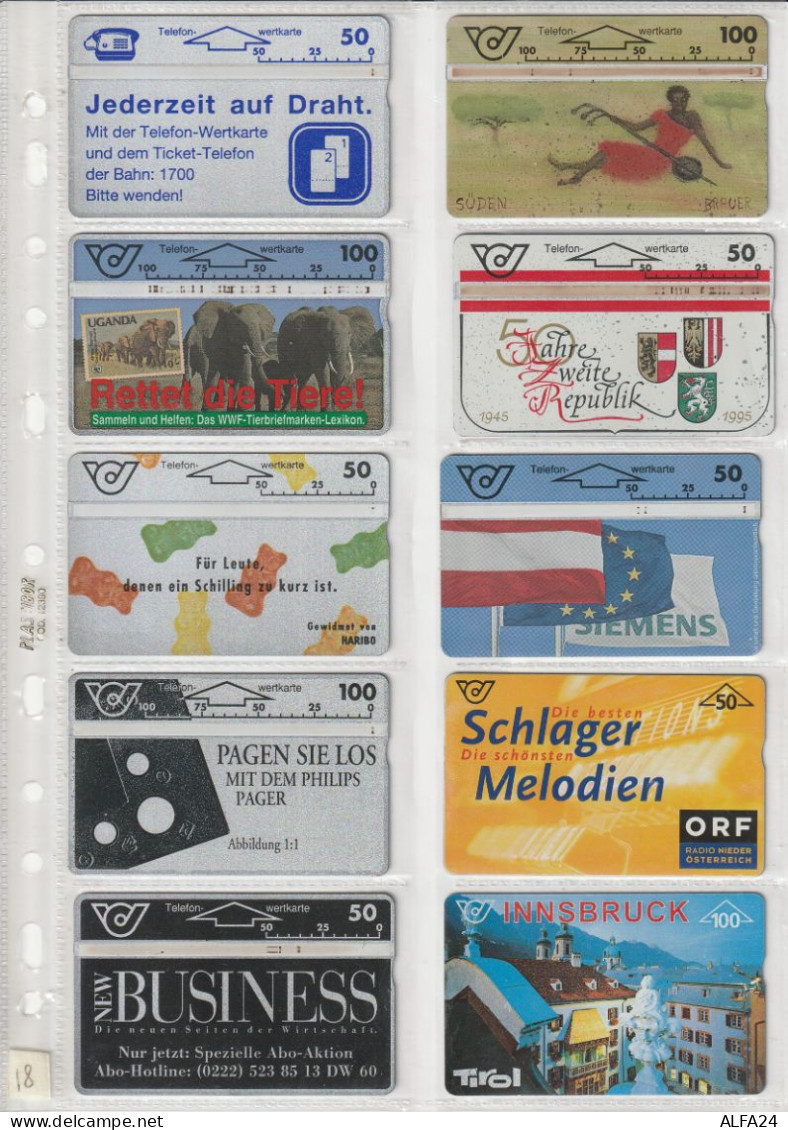 10 PHONE CARD AUSTRIA  (CZ1880 - Oostenrijk