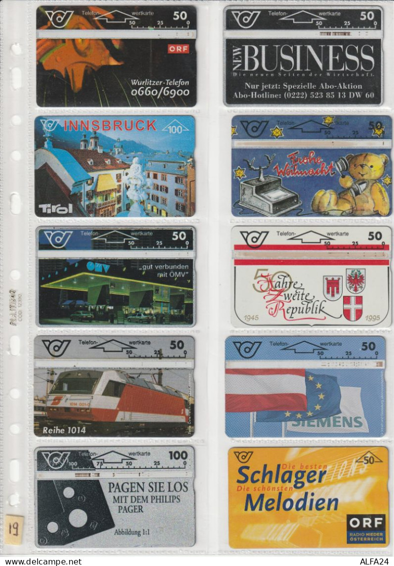 10 PHONE CARD AUSTRIA  (CZ1881 - Autriche