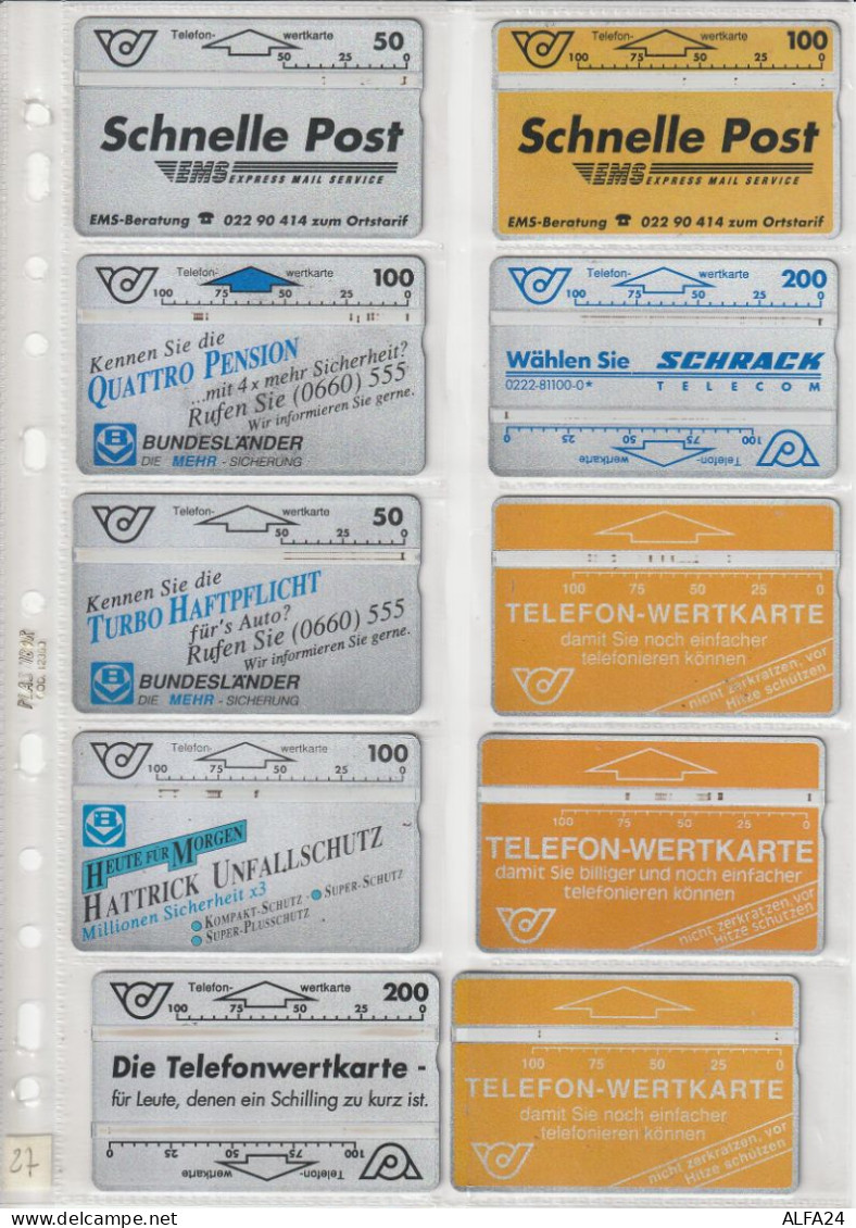 10 PHONE CARD AUSTRIA  (CZ1889 - Oesterreich