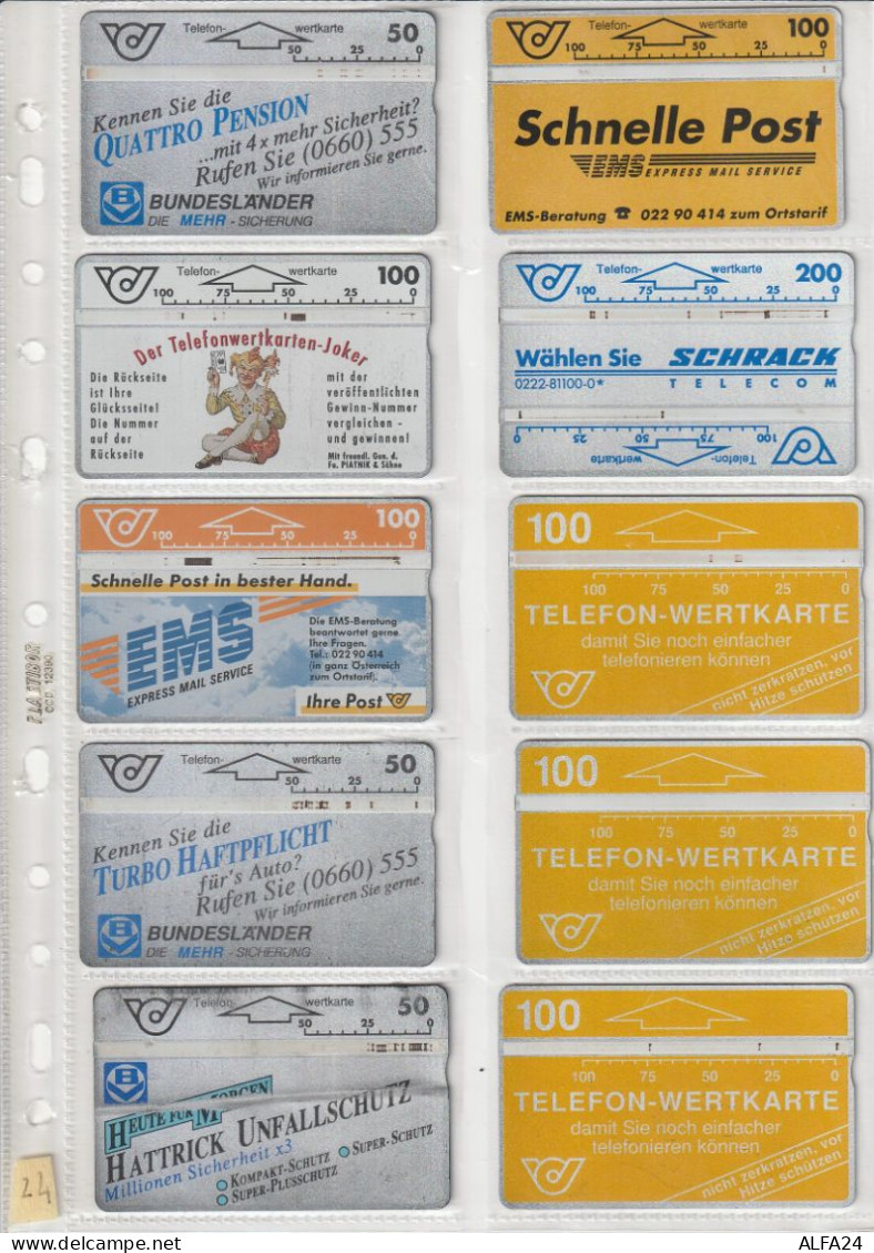 10 PHONE CARD AUSTRIA  (CZ1886 - Oostenrijk