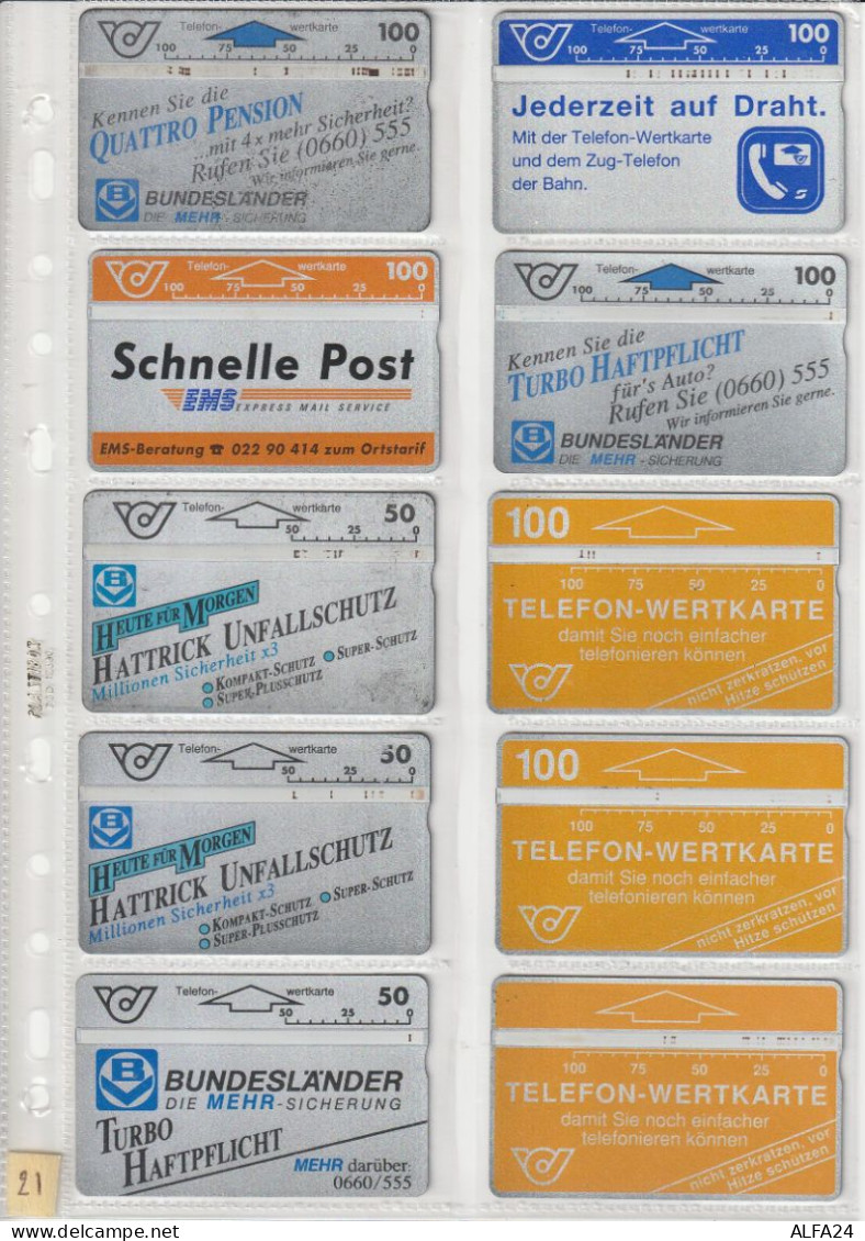 10 PHONE CARD AUSTRIA  (CZ1883 - Oostenrijk