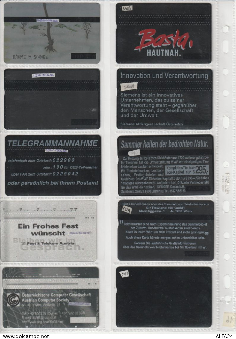 10 PHONE CARD AUSTRIA  (CZ1878 - Autriche