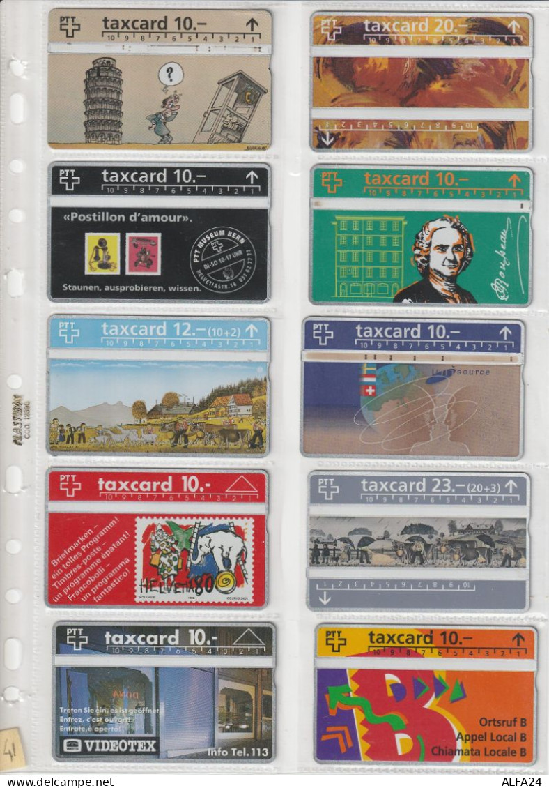 10 PHONE CARD SVIZZERA  (CZ1860 - Zwitserland