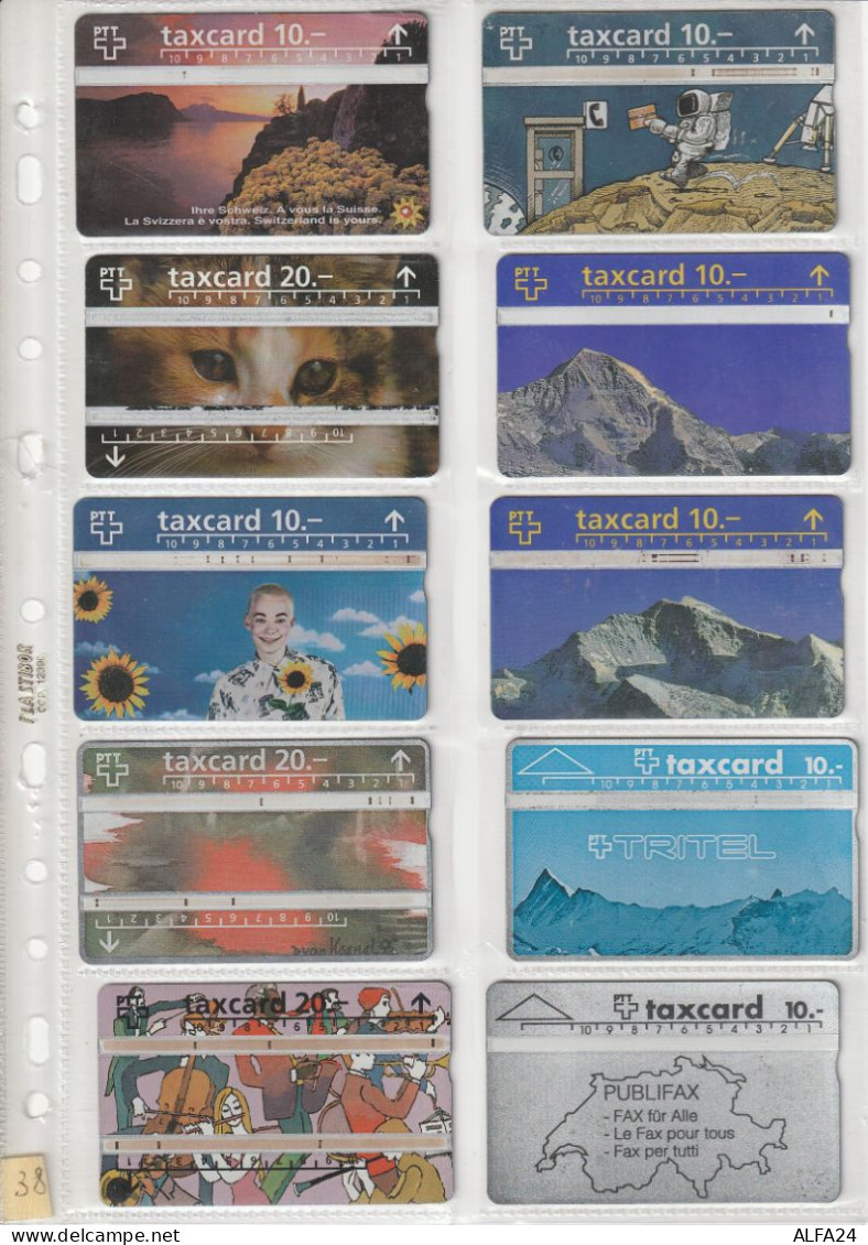 10 PHONE CARD SVIZZERA  (CZ1857 - Svizzera