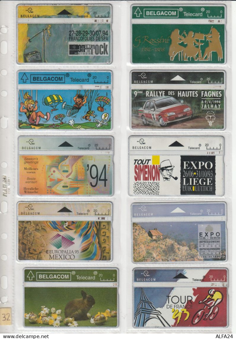 10 PHONE CARD BELGIO  (CZ1851 - Verzamelingen