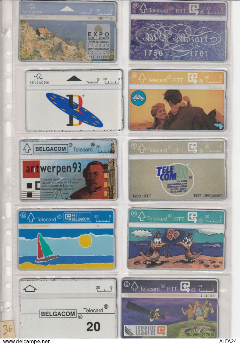 10 PHONE CARD BELGIO  (CZ1855 - [4] Sammlungen