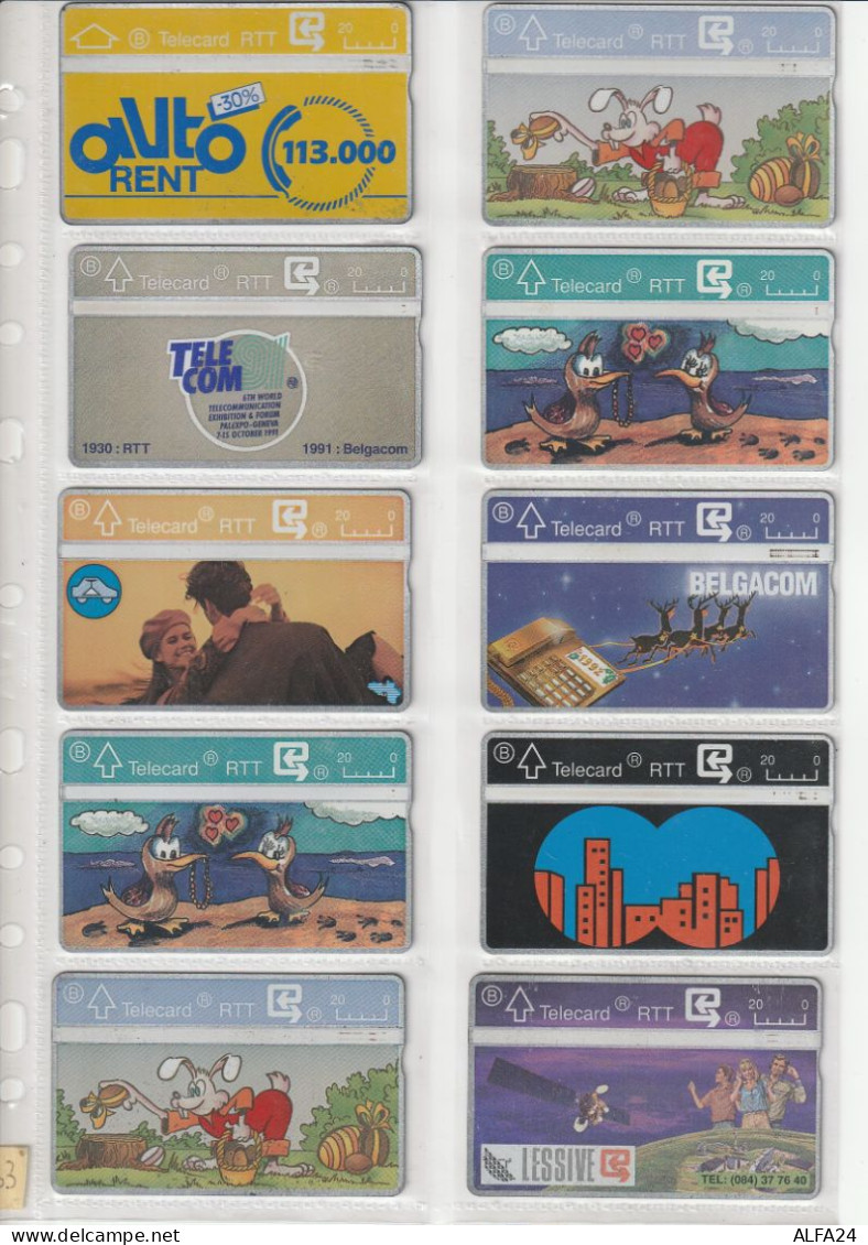 10 PHONE CARD BELGIO  (CZ1852 - [4] Collections