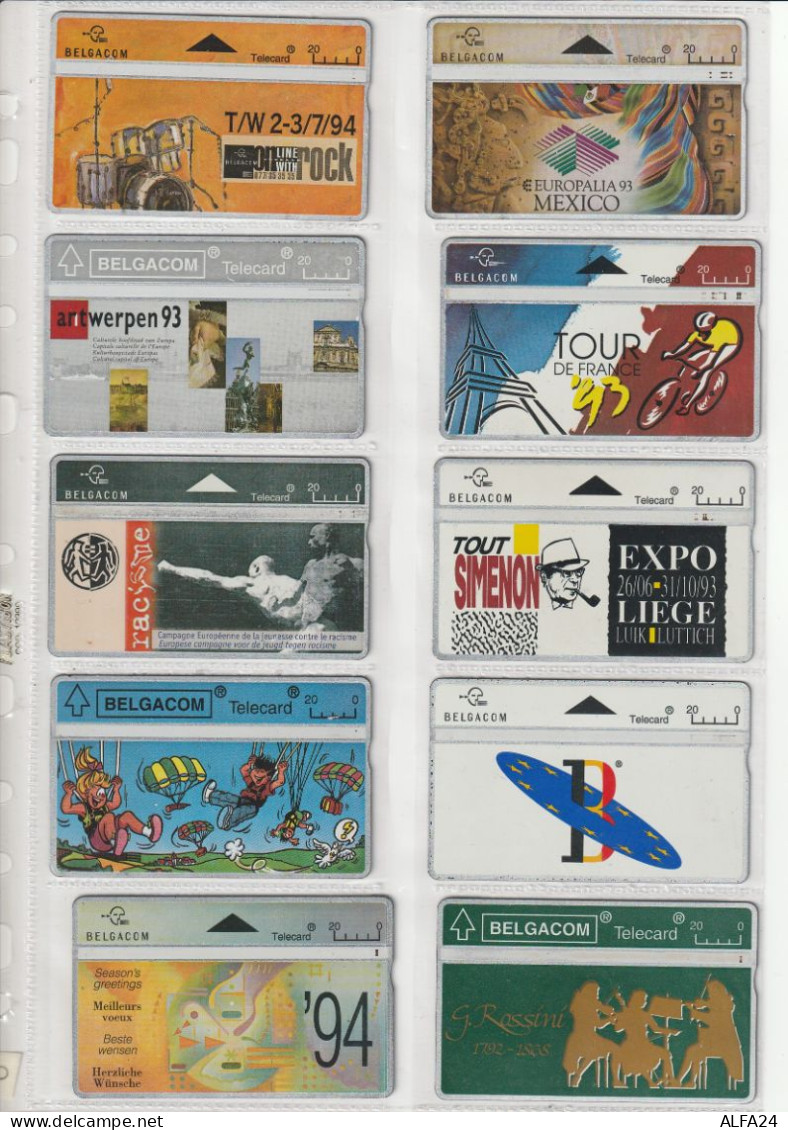 10 PHONE CARD BELGIO  (CZ1849 - [4] Sammlungen