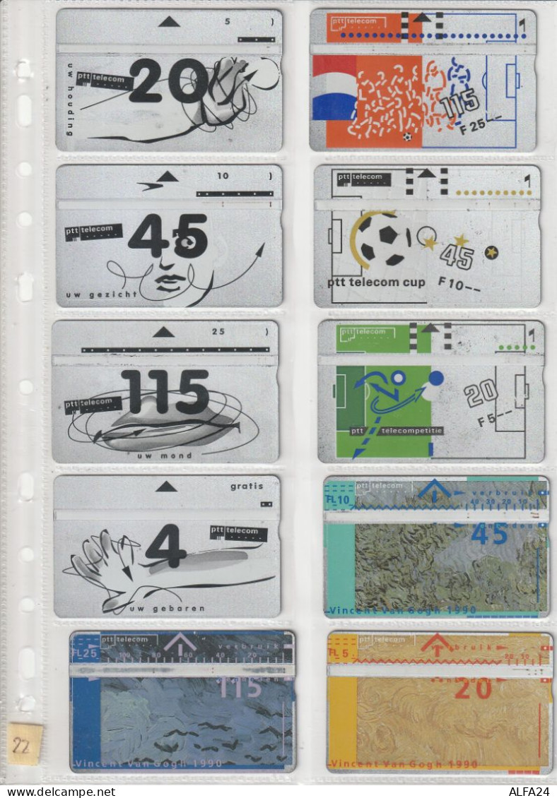10 PHONE CARD PAESI BASSI  (CZ1841 - Sonstige & Ohne Zuordnung