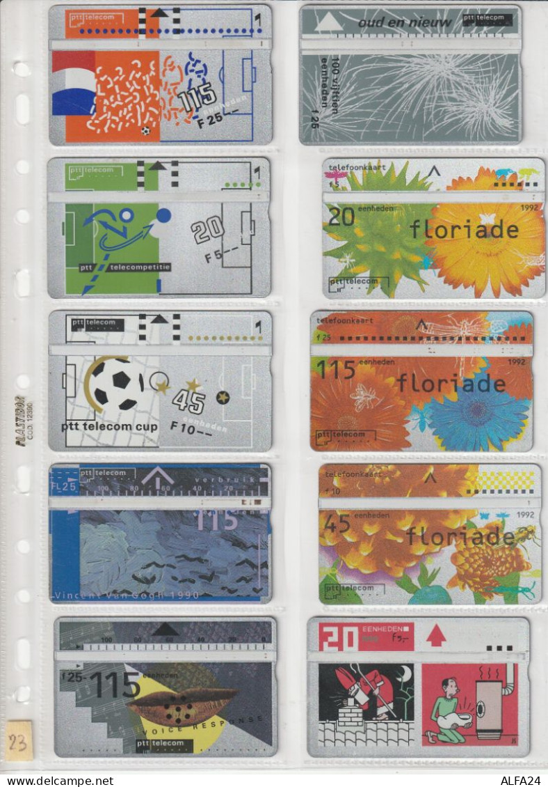 10 PHONE CARD PAESI BASSI  (CZ1842 - Autres & Non Classés