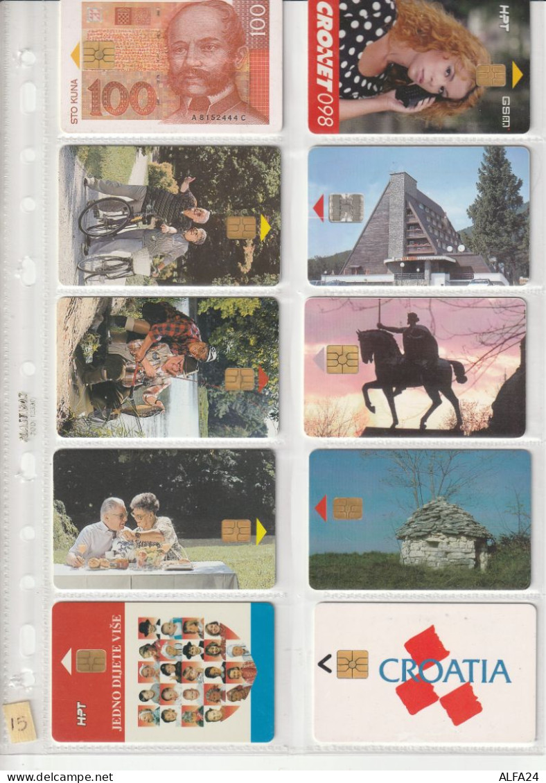 10 PHONE CARD CROAZIA  (CZ1834 - Croatie
