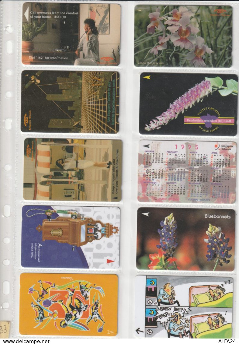 10 PHONE CARD SINGAPORE  (CZ1809 - Singapur