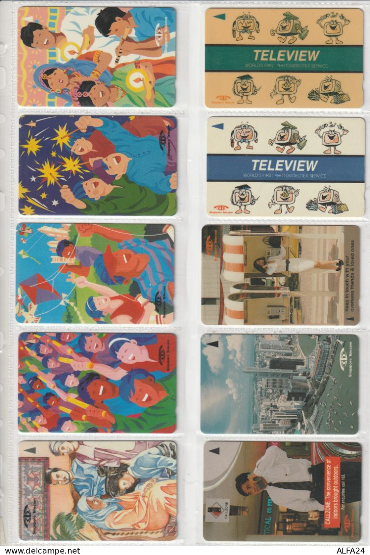 10 PHONE CARD SINGAPORE  (CZ1804 - Singapur