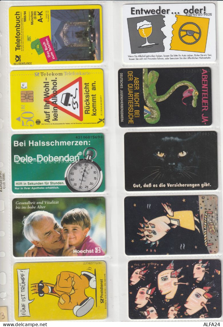 10 PHONE CARD GERMANIA  (CZ1799 - Autres & Non Classés