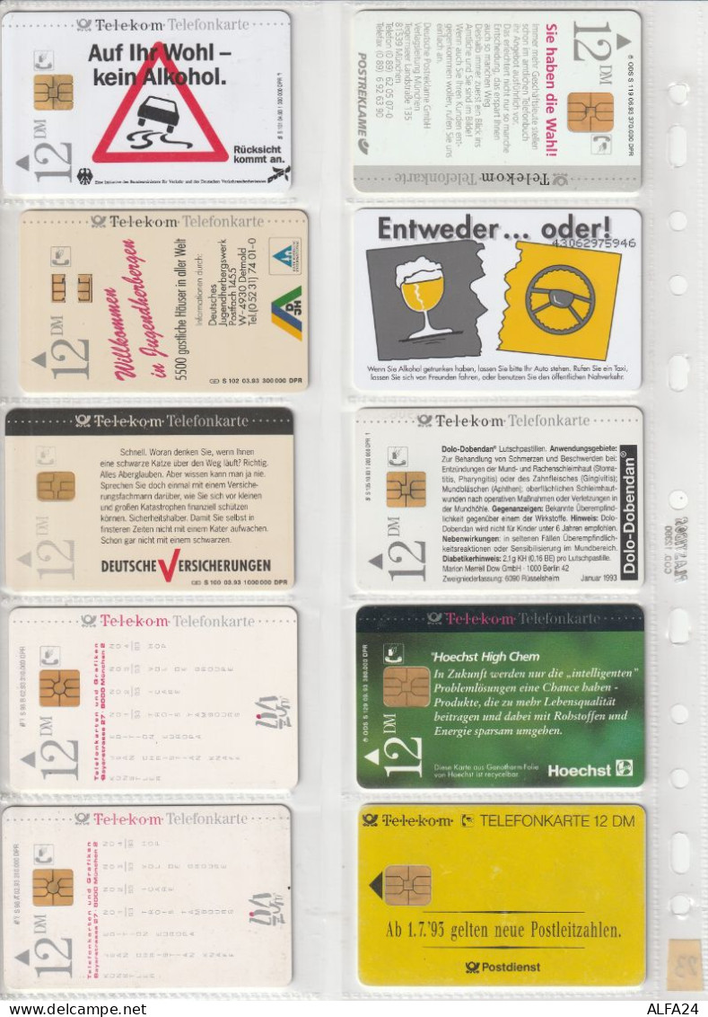 10 PHONE CARD GERMANIA  (CZ1799 - Autres & Non Classés