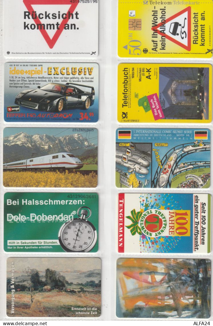 10 PHONE CARD GERMANIA  (CZ1798 - Autres & Non Classés
