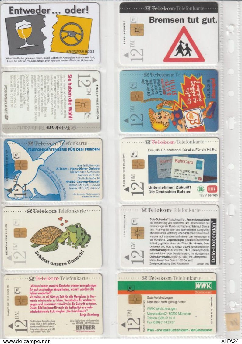 10 PHONE CARD GERMANIA  (CZ1798 - Andere & Zonder Classificatie