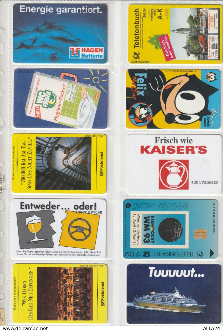 10 PHONE CARD GERMANIA  (CZ1800 - Andere & Zonder Classificatie