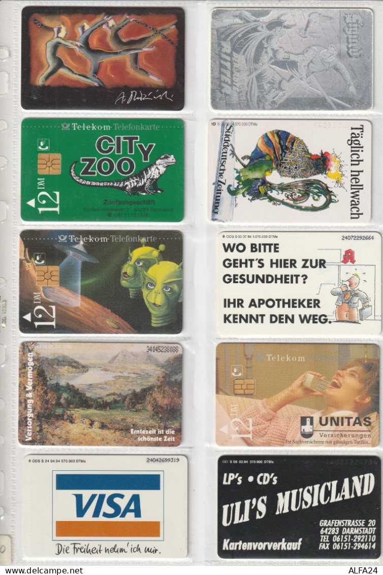 10 PHONE CARD GERMANIA  (CZ1796 - Andere & Zonder Classificatie
