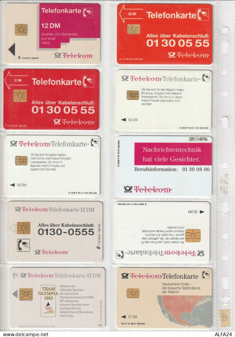 10 PHONE CARD GERMANIA  (CZ1795 - Altri & Non Classificati