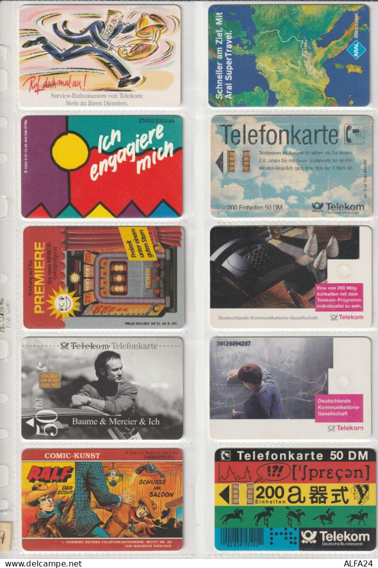 10 PHONE CARD GERMANIA  (CZ1793 - Andere & Zonder Classificatie