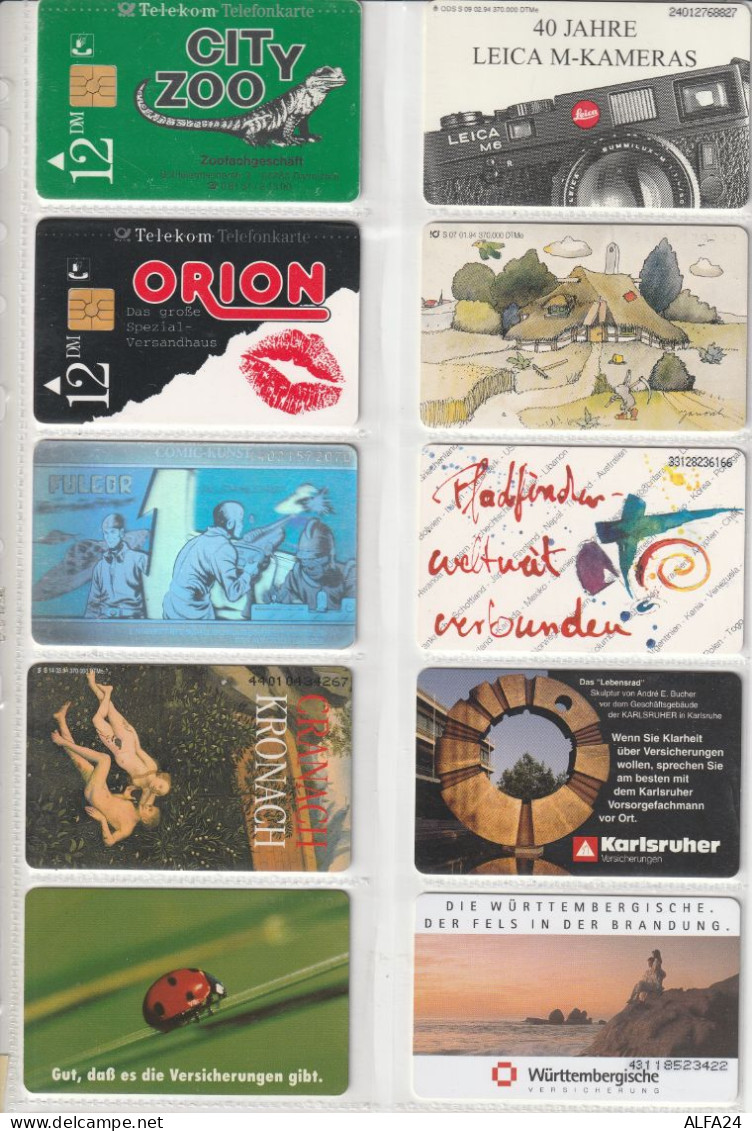 10 PHONE CARD GERMANIA  (CZ1797 - Autres & Non Classés