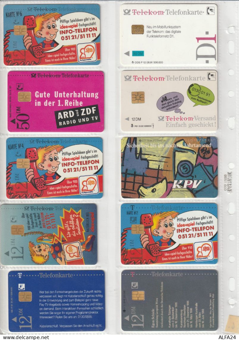 10 PHONE CARD GERMANIA  (CZ1782 - Autres & Non Classés