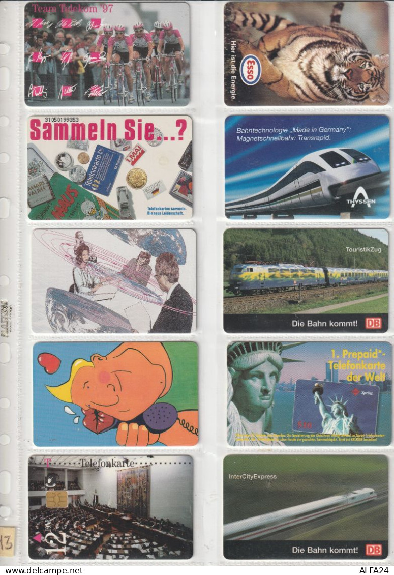 10 PHONE CARD GERMANIA  (CZ1789 - Andere & Zonder Classificatie