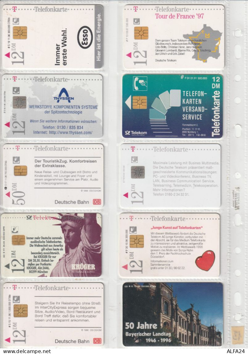 10 PHONE CARD GERMANIA  (CZ1789 - Altri & Non Classificati