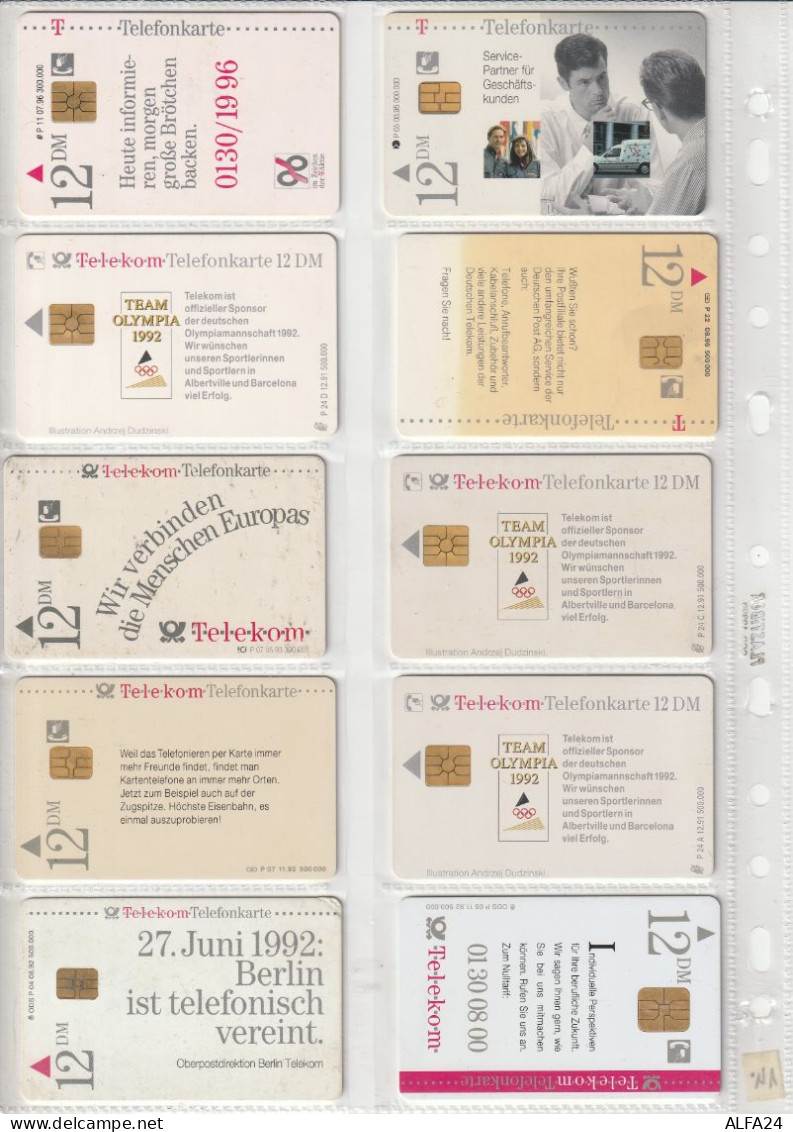 10 PHONE CARD GERMANIA  (CZ1790 - Andere & Zonder Classificatie