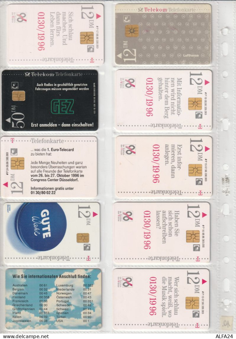 10 PHONE CARD GERMANIA  (CZ1786 - Other & Unclassified