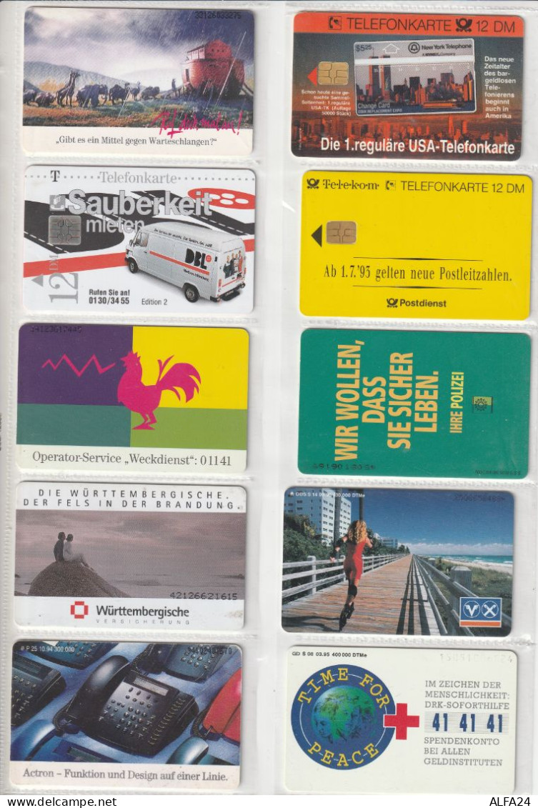 10 PHONE CARD GERMANIA  (CZ1778 - Autres & Non Classés