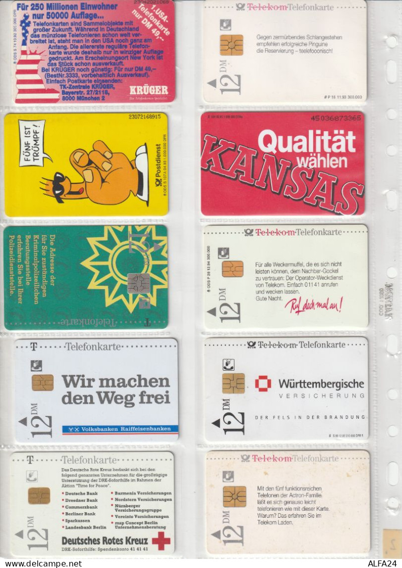 10 PHONE CARD GERMANIA  (CZ1778 - Andere & Zonder Classificatie