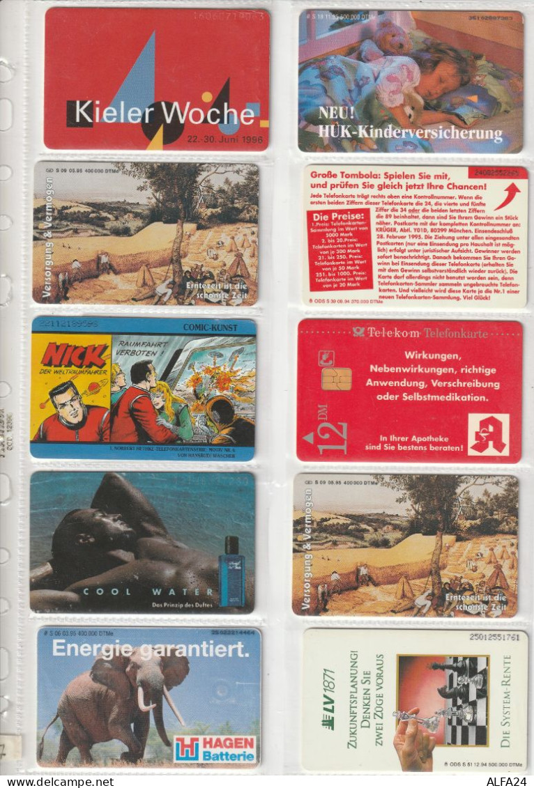 10 PHONE CARD GERMANIA  (CZ1776 - Altri & Non Classificati