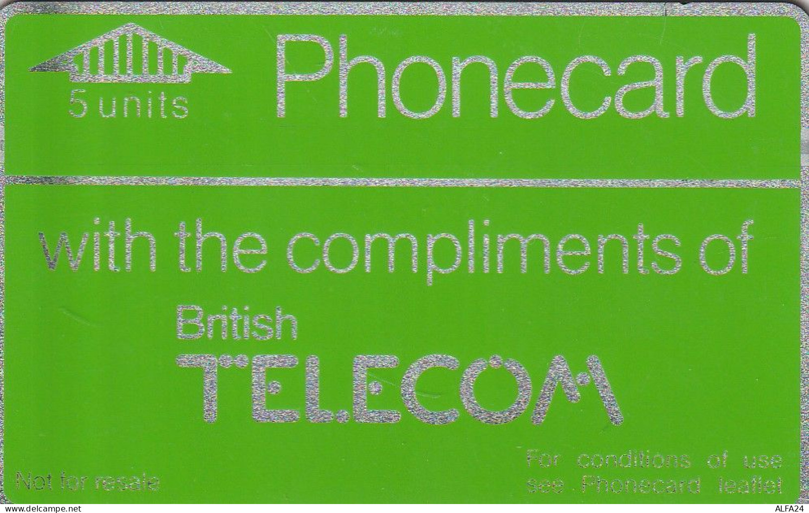 PHONE CARD UK LG (CZ1755 - BT Emissions Générales