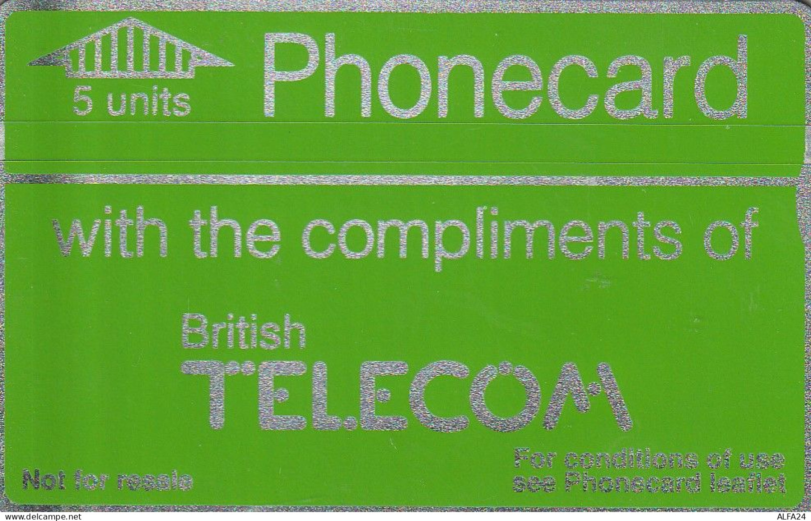 PHONE CARD UK LG (CZ1757 - BT Emissions Générales