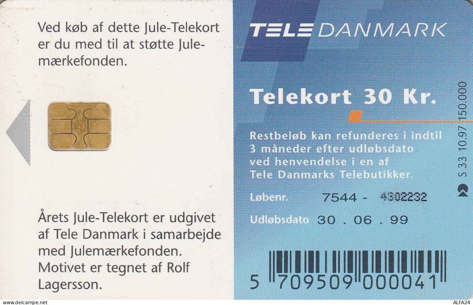 PHONE CARD DANIMARCA  (CZ1647 - Denmark