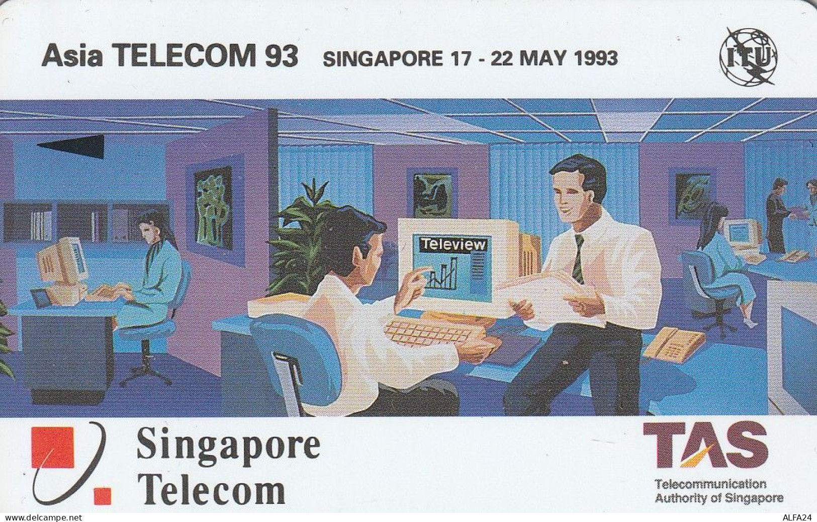 PHONE CARD SINGAPORE  (CZ1637 - Singapour