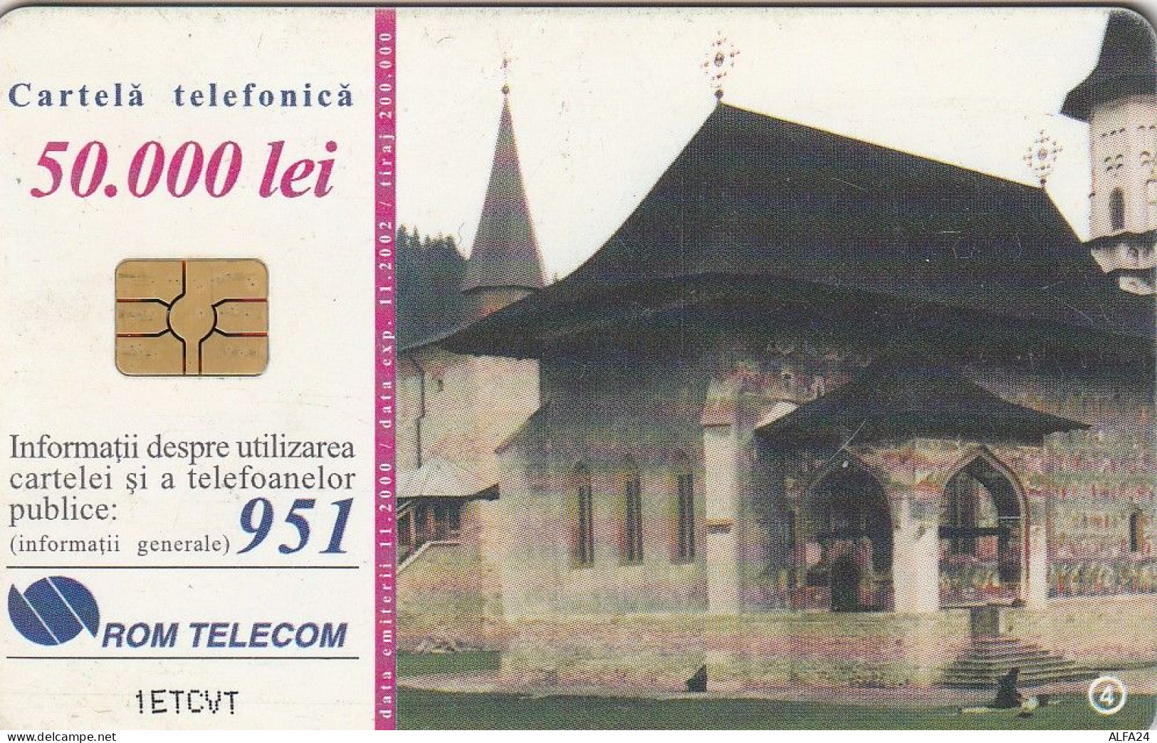 PHONE CARD ROMANIA  (CZ1625 - Roumanie