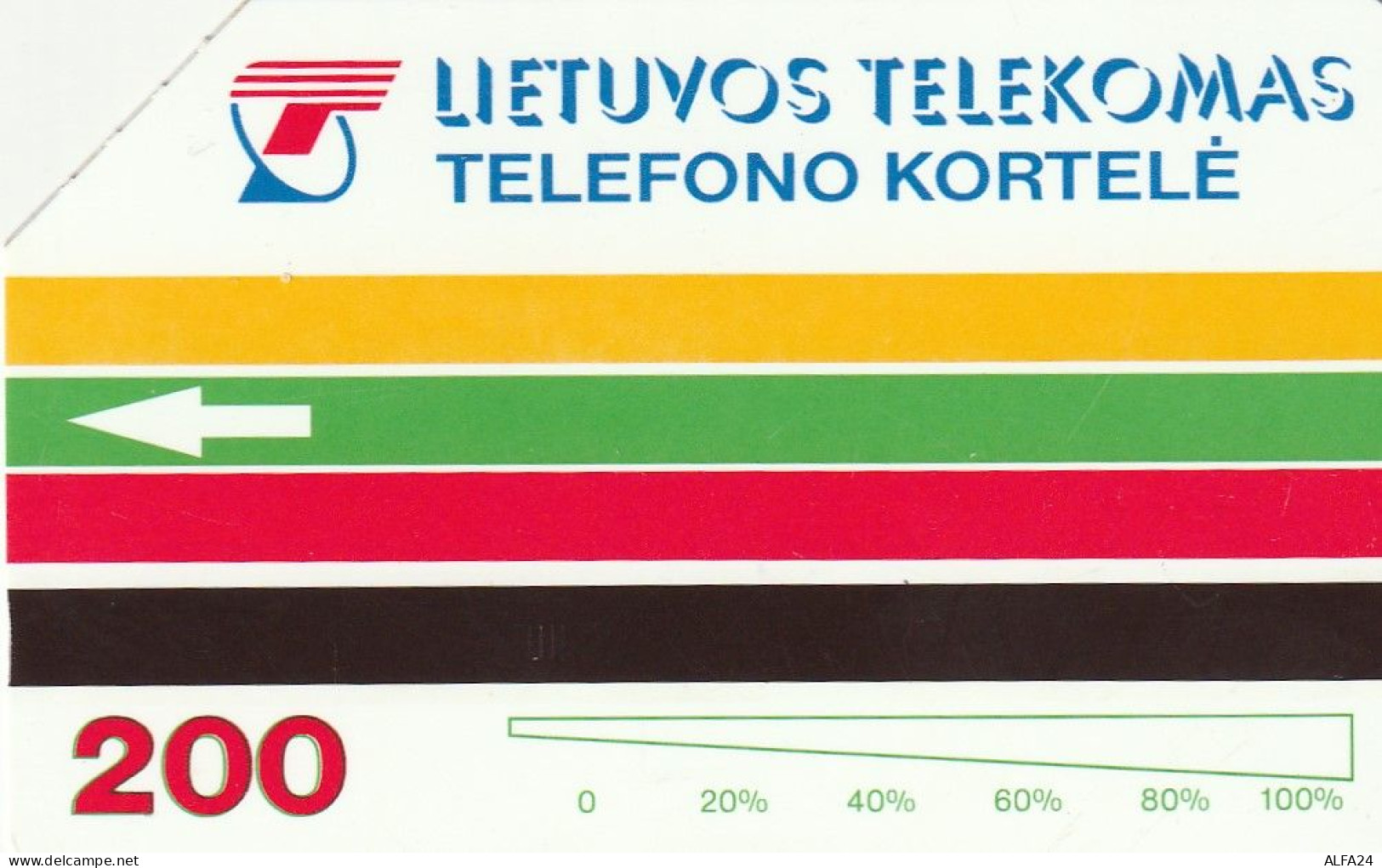 PHONE CARD LITUANIA  (CZ1620 - Litauen