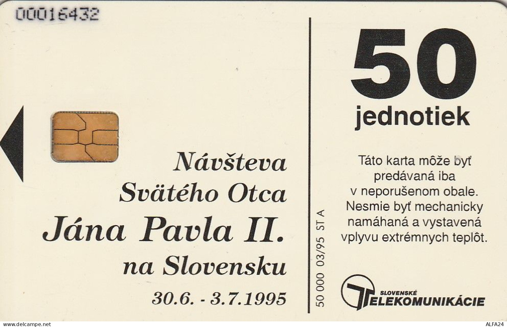 PHONE CARD SLOVACCHIA  (CZ1607 - Slowakei