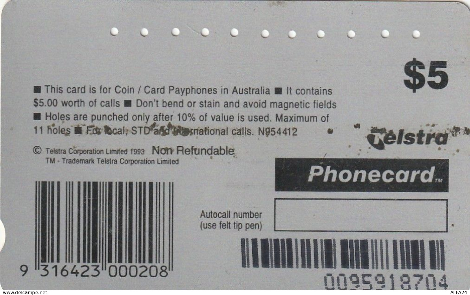 PHONE CARD AUSTRALIA  (CZ1584 - Australien