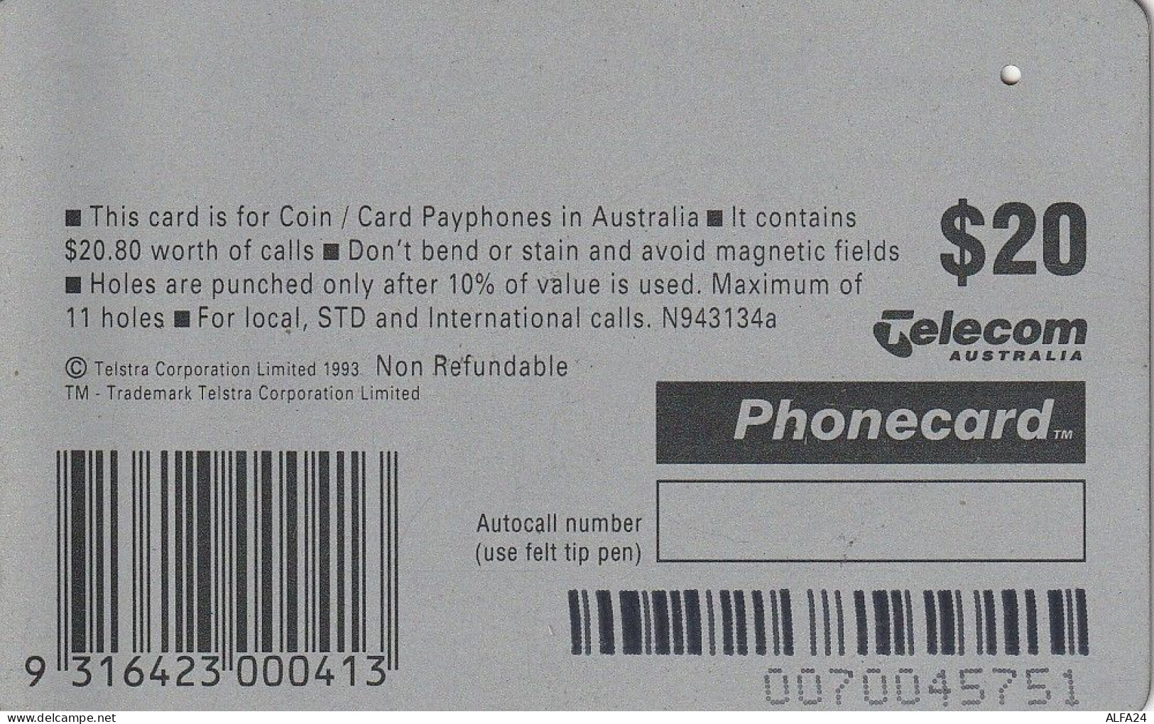 PHONE CARD AUSTRALIA  (CZ1589 - Australia