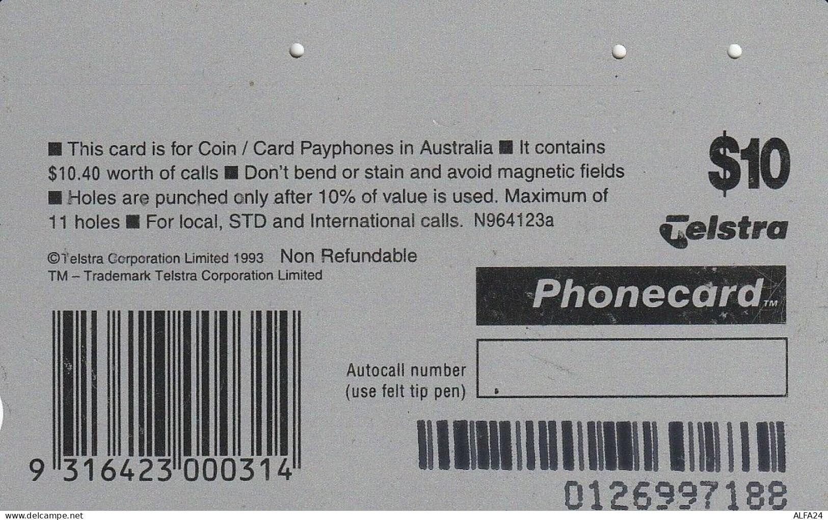 PHONE CARD AUSTRALIA  (CZ1586 - Australie